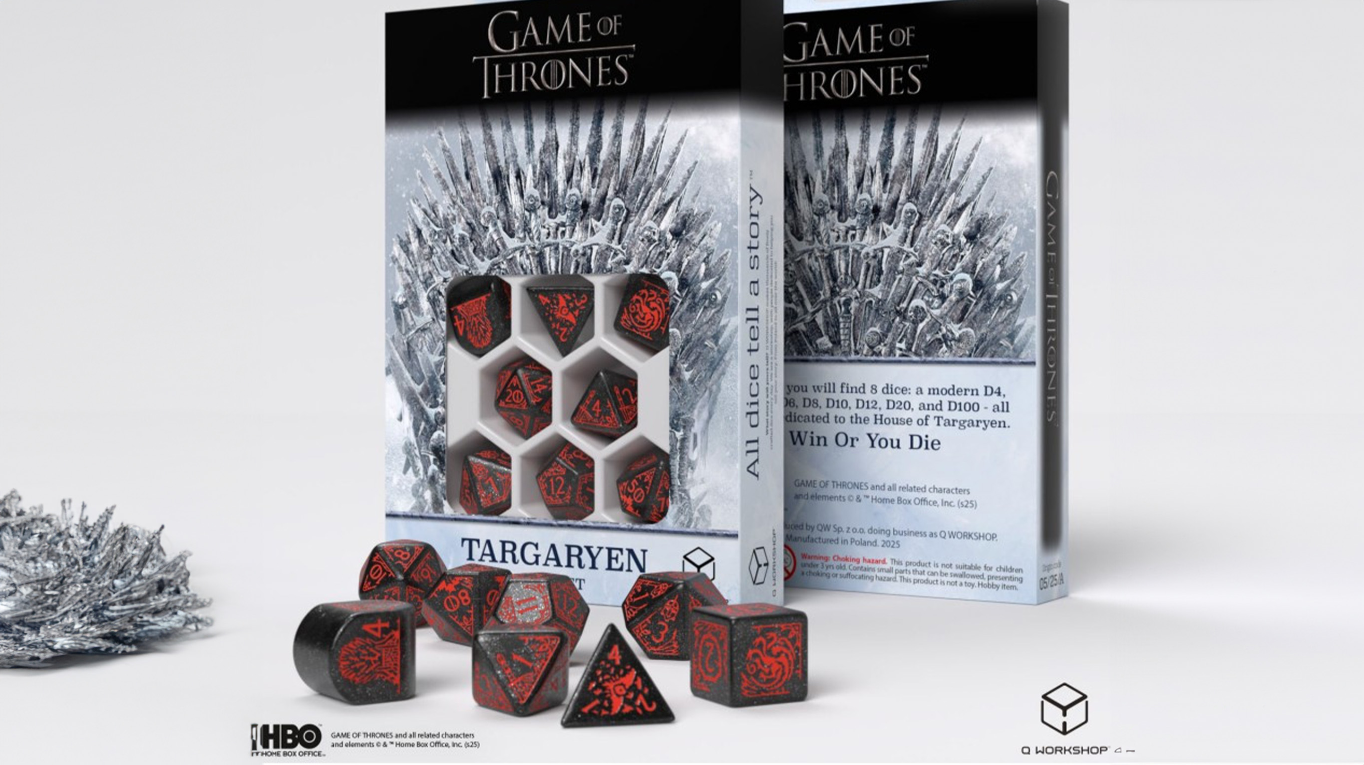 Idées shopping séries - Set de dés jeux de rôles Game of Thrones